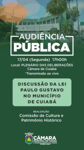 Audiência sobre Lei Paulo Gustavo acontece hoje com presença do Minc