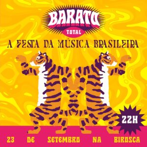 Barato Total, a Festa da Música Brasileira, estreia no Conic em setembro