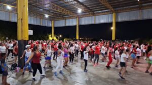 Terceiro dia do Festival Primavera Cultural empolga Barra do Garças com aulão de zumba