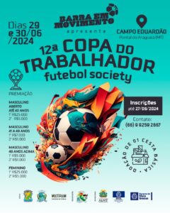 Barra em Movimento tem início com a 12ª Copa do Trabalhador